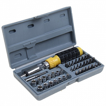 Набор инструментов Piece Bit and Socoket Set, 41 деталь