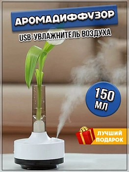 00059588 Портативный аромадиффузор, USB-увлажнитель воздуха 150 мл