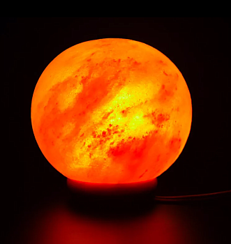 Солевая лампа Сфера 15 см Himalayan Salt Lamp Globe 6 inch