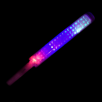 00011794 Светящаяся волшебная палочка с полумесяцами и звездами, 35 см