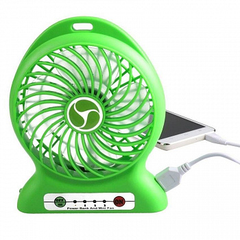 00009329 USB-вентилятор PORTABLE LITHIUM BATTERY FAN