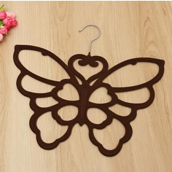 Вешалка с велюровым покрытием БАБОЧКА Вешалка с велюровым покрытием БАБОЧКА