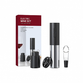 00057563 Набор сомелье с электрическим штопором для вина Electric Wine Set