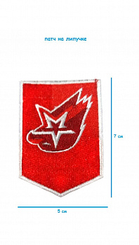 Патч на липучке Юнармия, 5х7 см