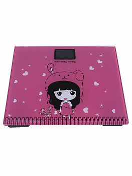 00019100 Весы напольные с детским рисунком, 180 кг