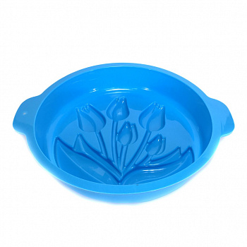 00006885 Силиконовая форма для выпечки с ручками ТЮЛЬПАНЫ 00006885 Силиконовая форма для выпечки с ручками ТЮЛЬПАНЫ