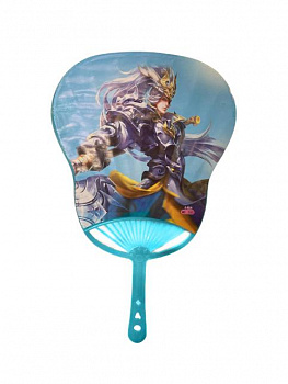 00030491 Жёсткий пластиковый веер, 18х30 см 00030491 Жёсткий пластиковый веер, 18х30 см