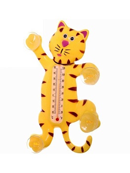 Термометр оконный на присосках Тигр