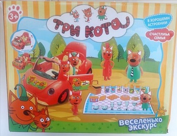 Набор игрушек Три кота и Кабриолет арт:PT3016
