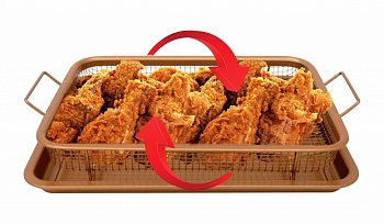 Сетка-корзинка для духовки, фритюра и барбекю Crispy Tray