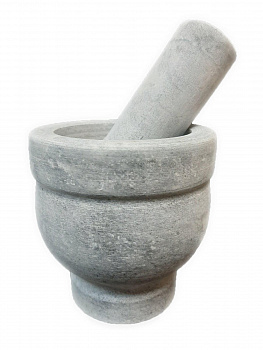 00026805 Гранитная ступка с пестиком, 11,5х10,5 см 00026805 Гранитная ступка с пестиком, 11,5х10,5 см