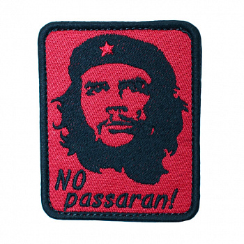 Шеврон на липучке Че Гевара "No Passaran"