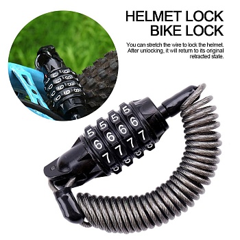 Велосипедный замок с 4-значным паролем