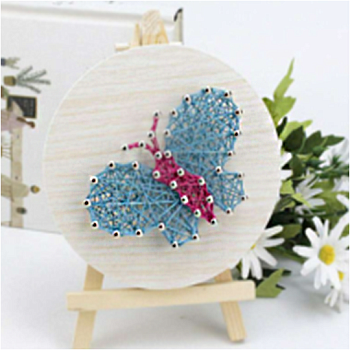 Набор для творчества Стринг Арт Бабочка голубая, 11х11 см