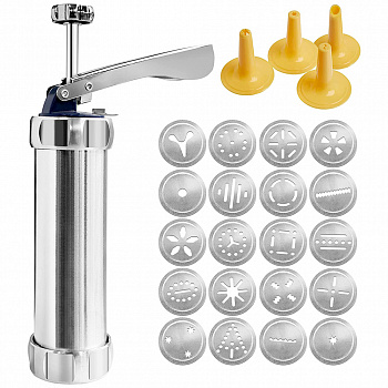 Шприц-пресс кондитерский и 24 насадки
