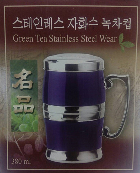 00010576 Стальная термокружка Green Tea Stainless Steel Wear, 380 мл