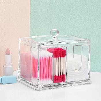 00018551 Акриловый контейнер для хранения мелочей Multi-Functional Storage Box QFY-3125 00018551 Акриловый контейнер для хранения мелочей Multi-Functional Storage Box QFY-3125