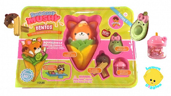 Игрушка-антистресс Smooshy Mushy Bento "Школьный завтрак
