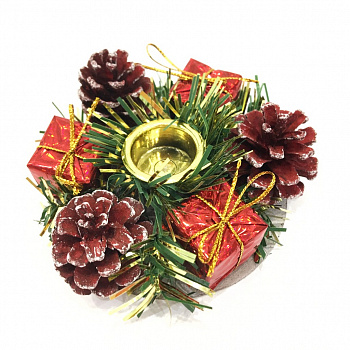 Новогодний подсвечник, 9 см Новогодний подсвечник, 9 см