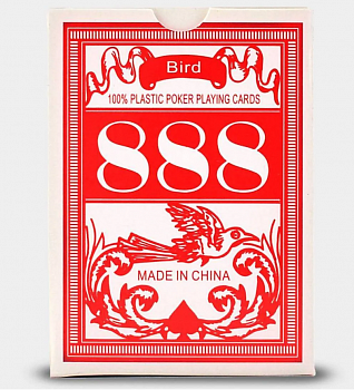 Пластиковые покерные карты 888, 54 л