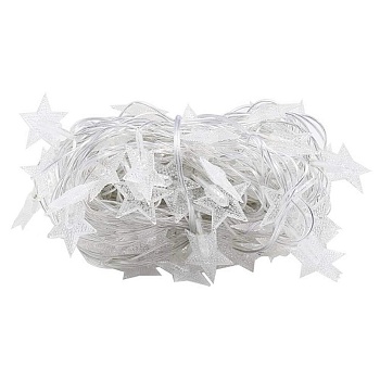 Электрическая светодиодная гирлянда Звездочки, 4 м