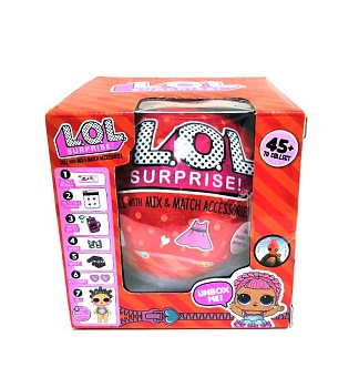 Кукла в шаре LOL Surprise Doll with Mix & Match Accessories светящаяся