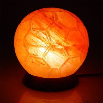 Солевая лампа Футбольный мяч 15 см Himalayan Salt Lamp Globe 6 inch Football