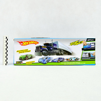 00012058 Трейлер с 6 машинками в коробке