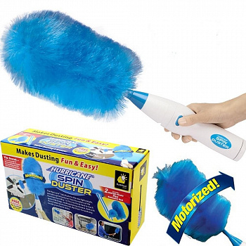 Электрическая вращающаяся щетка для уборки пыли Spin Duster