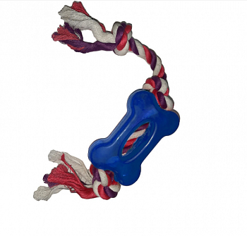 00018208 Игрушка для собак, кость на канате