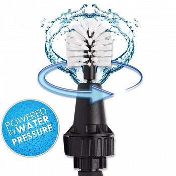 Вращающаяся щетка-насадка на шланг Car Wheel Brush