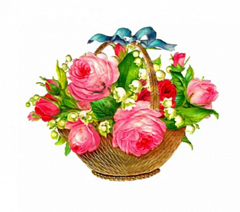 Алмазная мозаика картина стразами Корзина с цветами, 40х50 см Алмазная мозаика картина стразами Корзина с цветами, 40х50 см