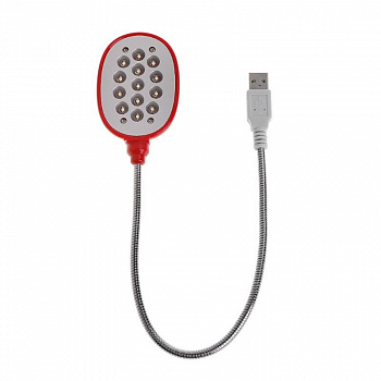 00009279 USB лампа на гибкой ножке 13 LED COMPUTER LIGHT
