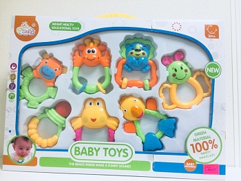 Набор погремушек BABY TOYS, 7 штук