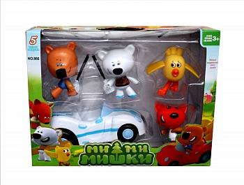 МиМиМишки Набор фигурок с машиной арт.866