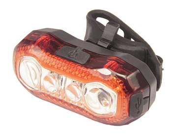 Фонарь велосипедный задний аккумуляторный