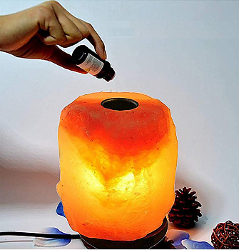 Солевая аромалампа 3-5 кг Himalayan Salt Lamp 3-5 kg Aroma Pink/Orange