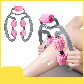 00033299 U-образный массажёр для расслабления мышц, 5 роликов 00033299 U-образный массажёр для расслабления мышц, 5 роликов