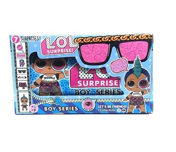 Кукла LOL Surprise Boy Series в капсуле 15х8 см и очками Кукла LOL Surprise Boy Series в капсуле 15х8 см и очками