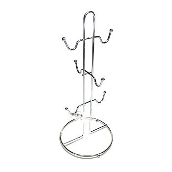 Стойка из нержавеющей стали на 6 кружек Стойка из нержавеющей стали на 6 кружек