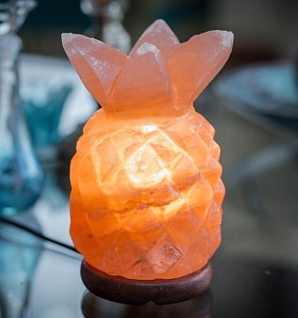 Солевая лампа Ананас Himalayan Salt Lamp Pine Shape