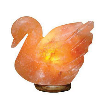 Солевая лампа Лебедь Himalayan Salt Lamp Swan Shape