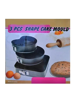 Набор фигурных форм для выпечки Cake Mould, 3 шт