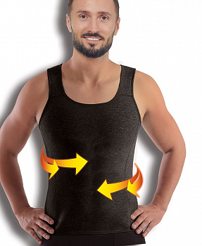 00020772 Мужская майка для похудения Sweat Shaper