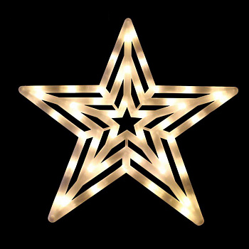 00019511 Звезда светящаяся с переходником