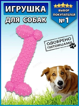 00027502 Игрушка для животных "Кость с пупырышками"