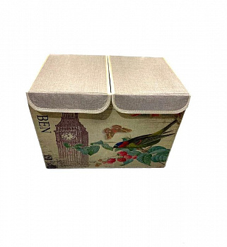 00027548 Двухсекционный складной короб для хранения Биг-Бен, 47х31х34 см