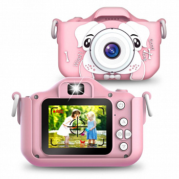 00033673 Детский цифровой фотоаппарат Children's Fun Camera Бульдог