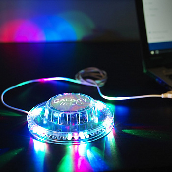 Световое диско-колесо Led Galaxy Wheel