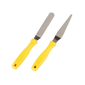 Комплект изогнутых кондитерских шпателей, 2 шт